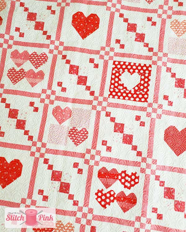 CT Stitch Pink Week 5 Together Quilt