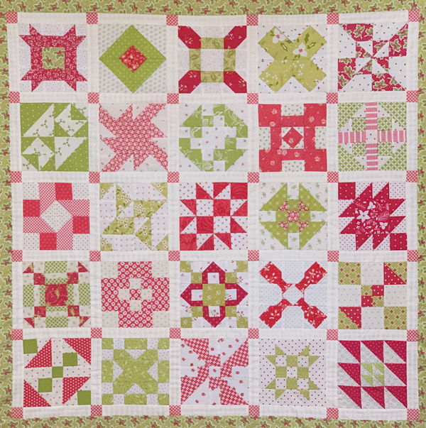 CT SS QAL Week 5 Red Christmas Sampler WIP